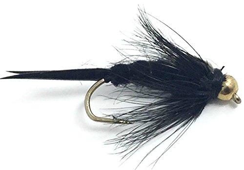 MNFT 10PCS Olive Green Zugbug Nymph Fly Trout Fishing Flies Peacocks  Feather Tail Fly Fishing Hook 10#
