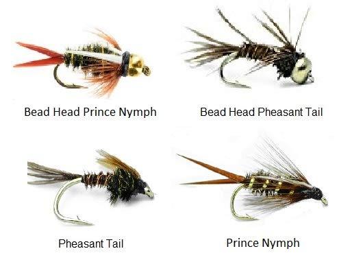 Bead Head Pheasant Tail Nymph Assortment- Fly Fishing Basics - 10 Wet Flies  Hook Sizes 14, 16, 18 - Yahoo Shopping