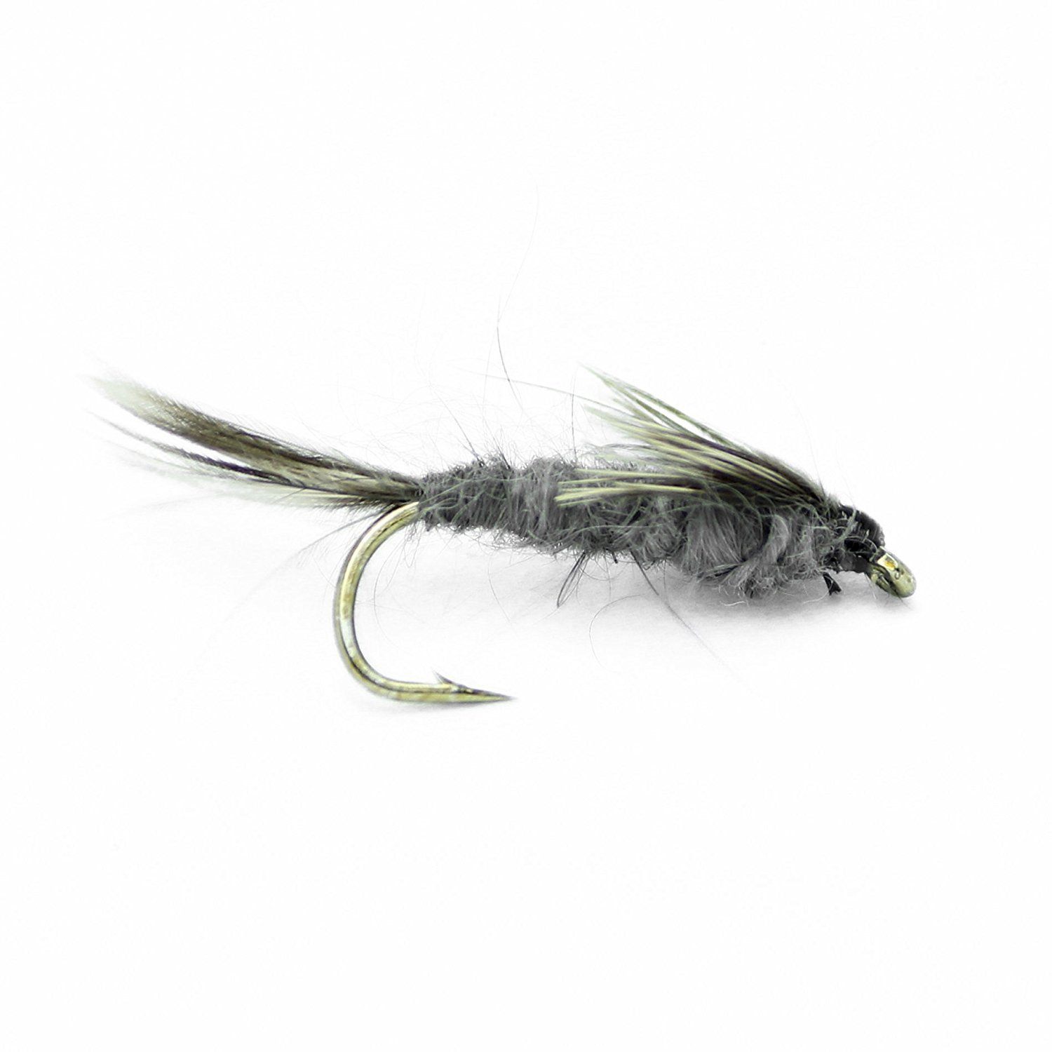  Feeder Creek Fly Fishing Assortment, 24 Dry Flies in 8  Patterns (Adams Fly, Renegade, Dun and More) for Trout, Bass and Salmon,  Size 14, Includes Fly Box : Sports & Outdoors