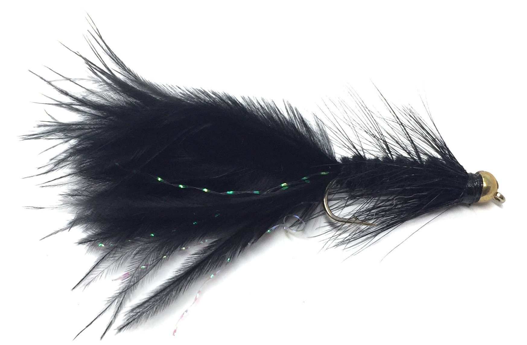 Fly Fishing Assortment - Bead Head Wooly Bugger - 36 Flies - 5 Color Variety - Feeder Creek